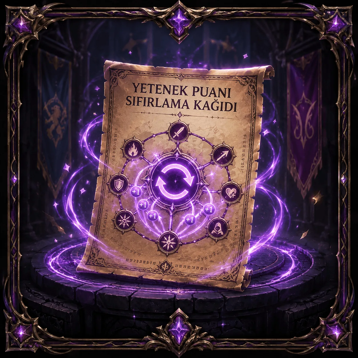 Yetenek puanı sıfırlama kağıdı