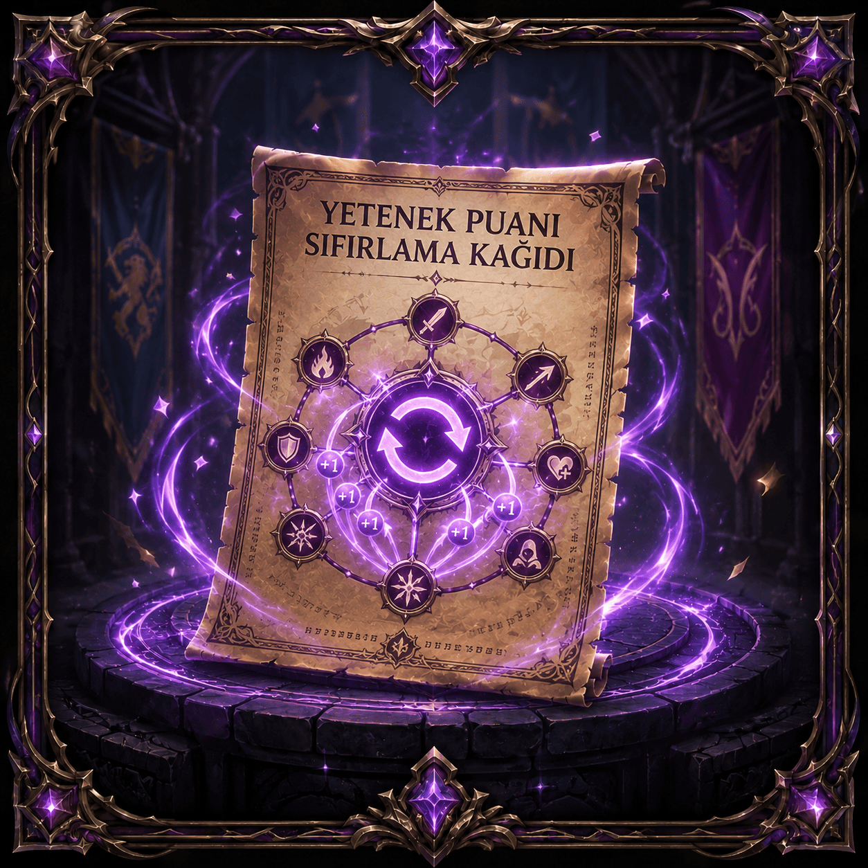 Yetenek puanı sıfırlama kağıdı