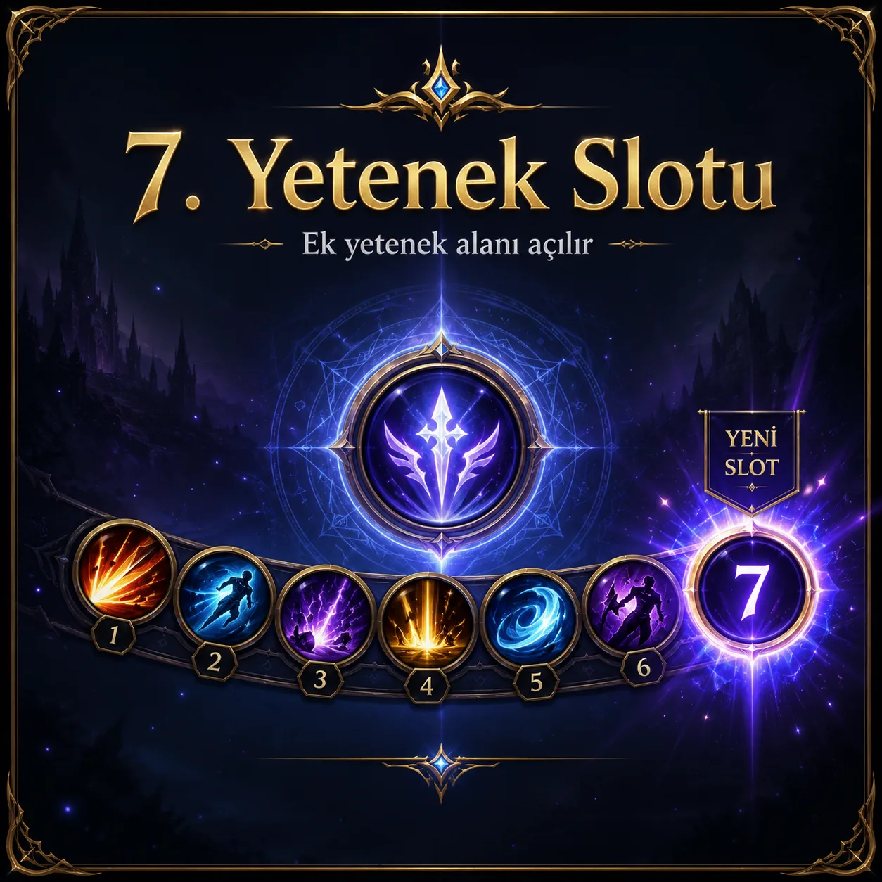 7. Yetenek slotu